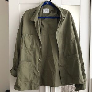 Form & Thread Olive Green Over Shirt